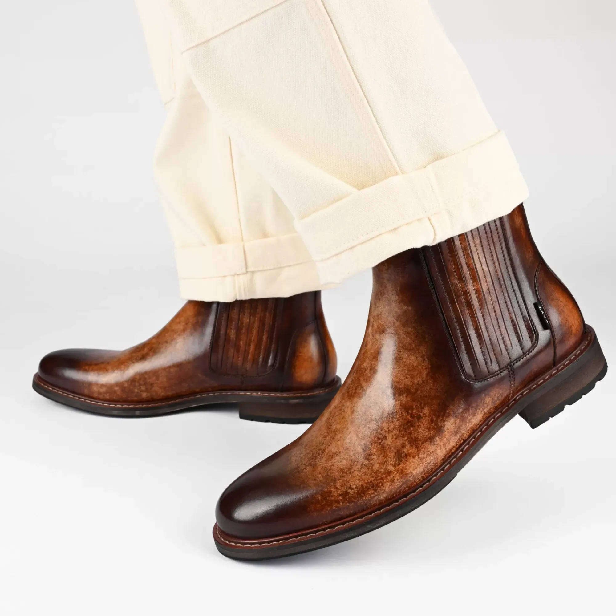 Shop TAFT Model 010 Boot In Walnut