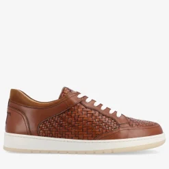 Cheap TAFT Rapido Low In Brown Woven - Brown Mens Sneakers |
