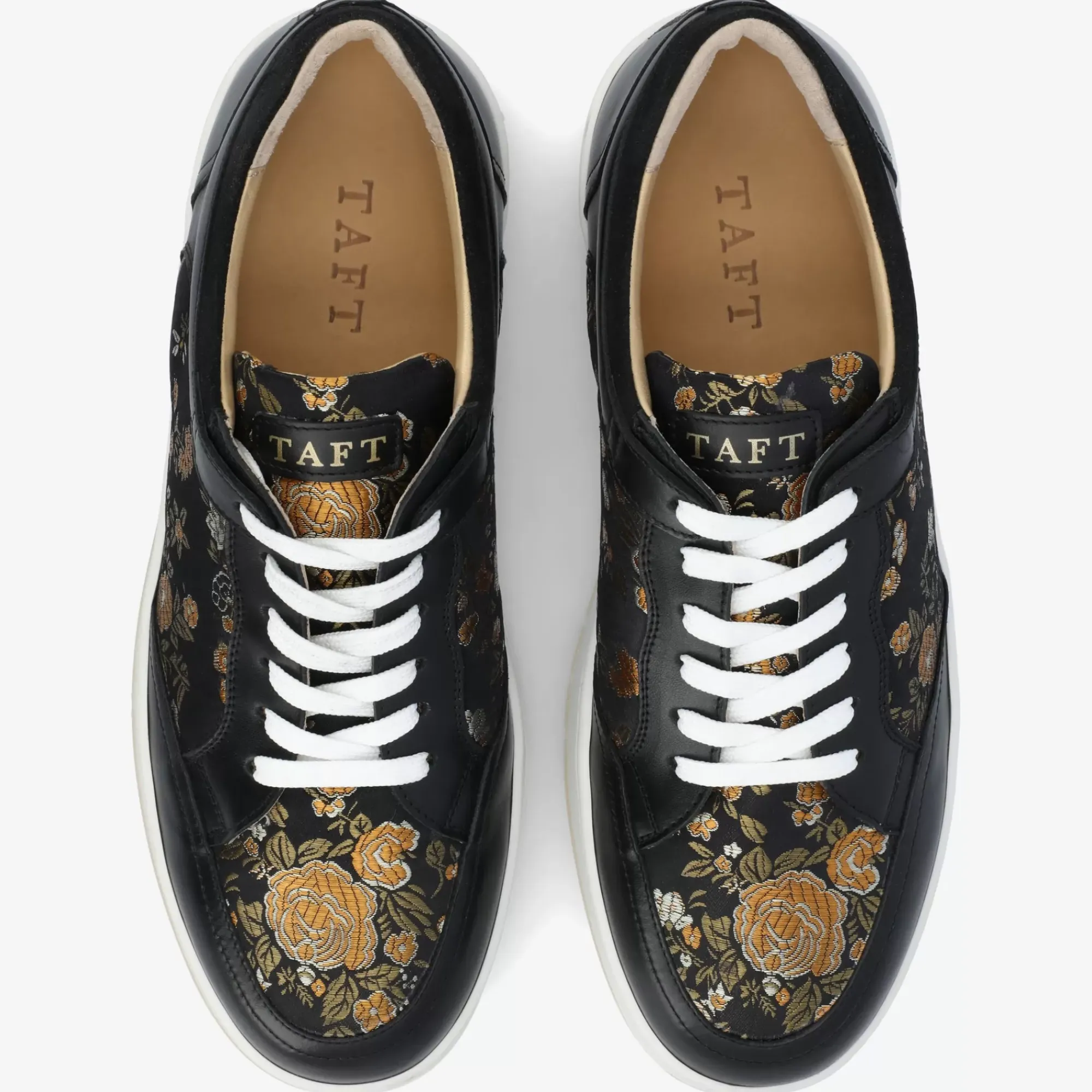 Cheap TAFT Rapido Low In Eden Noir - Black Leather Sneakers |