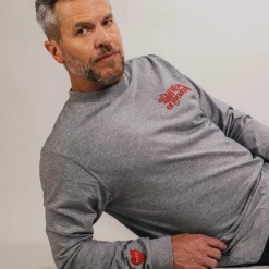 Fashion TAFT Take Care Long Sleeve Shirt In Grey