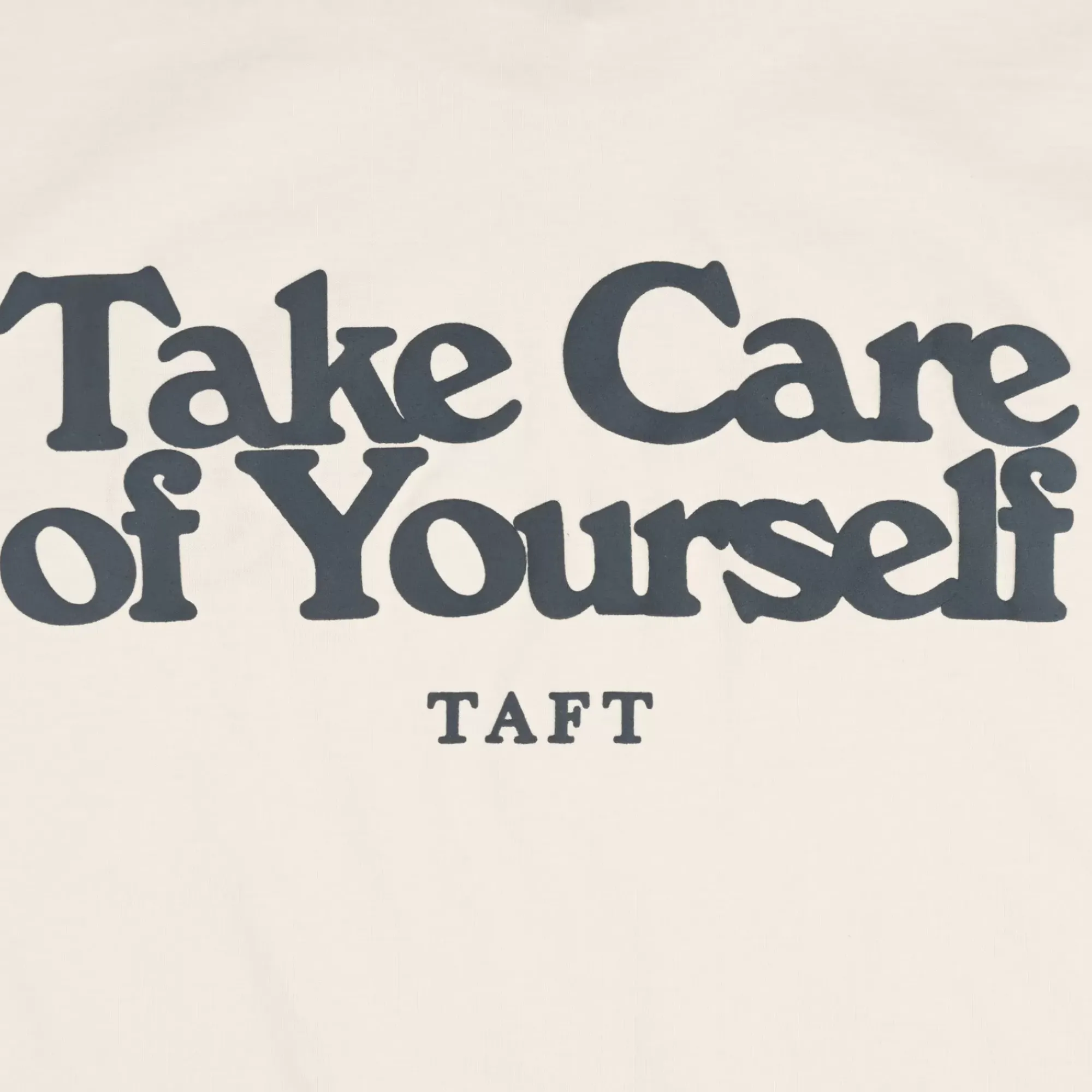 New TAFT Take Care T-Shirt In Ecru