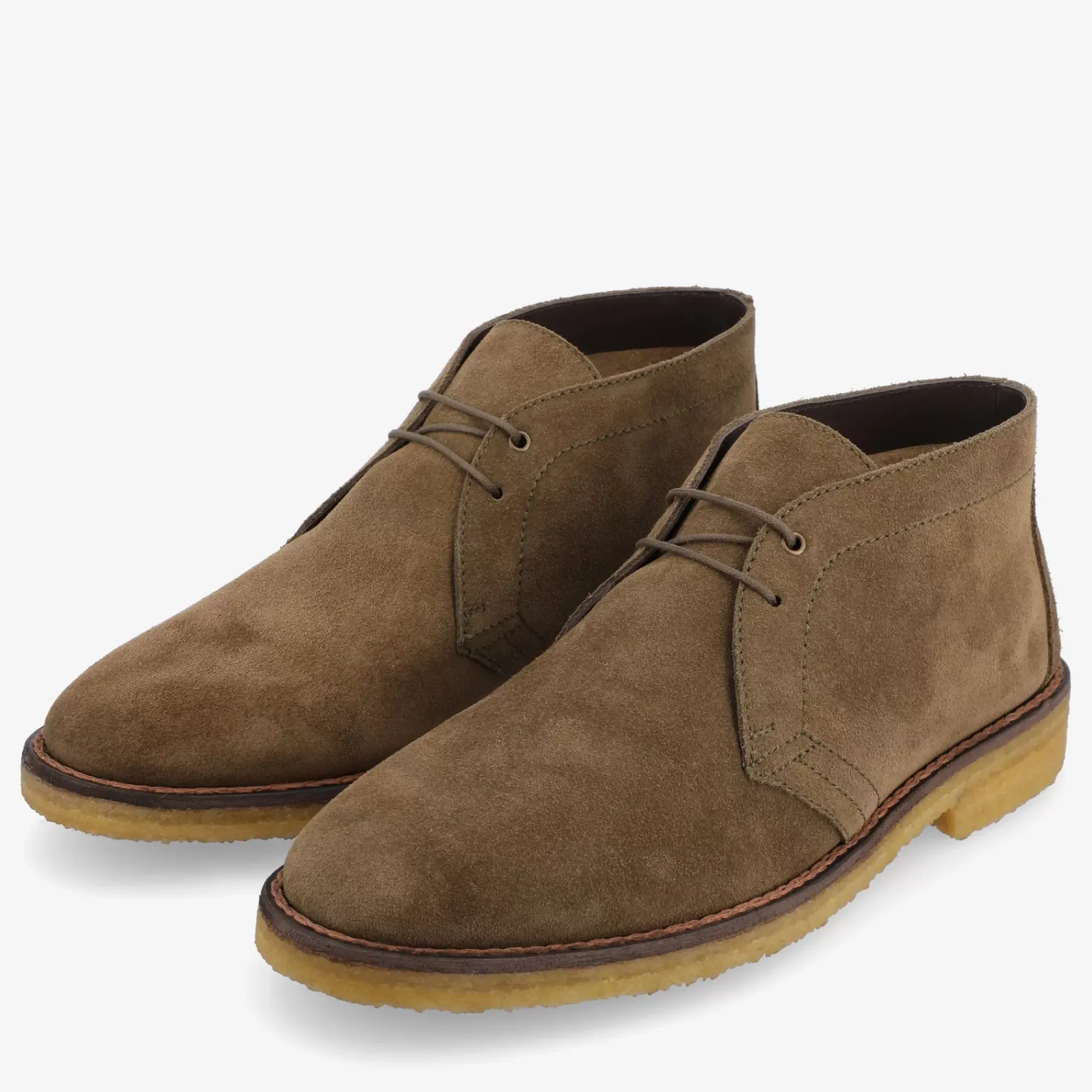 Clearance TAFT The Chukka Boot In Olive - Mens Chukka Boots |