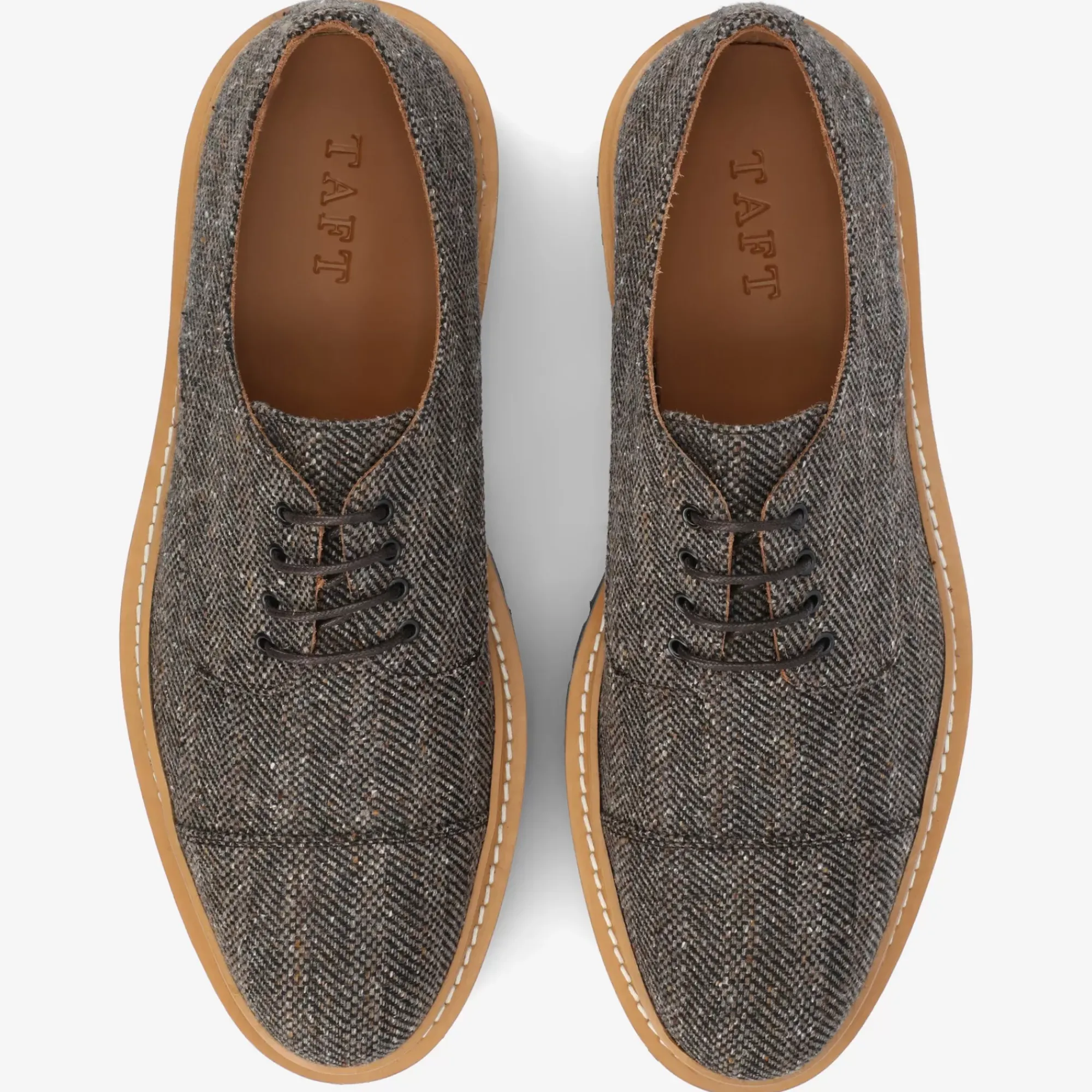 New TAFT The Country Captoe - Taupe Mens Shoe |