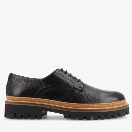 Best Sale TAFT The Country Derby In Black - Deerskin Shoe |