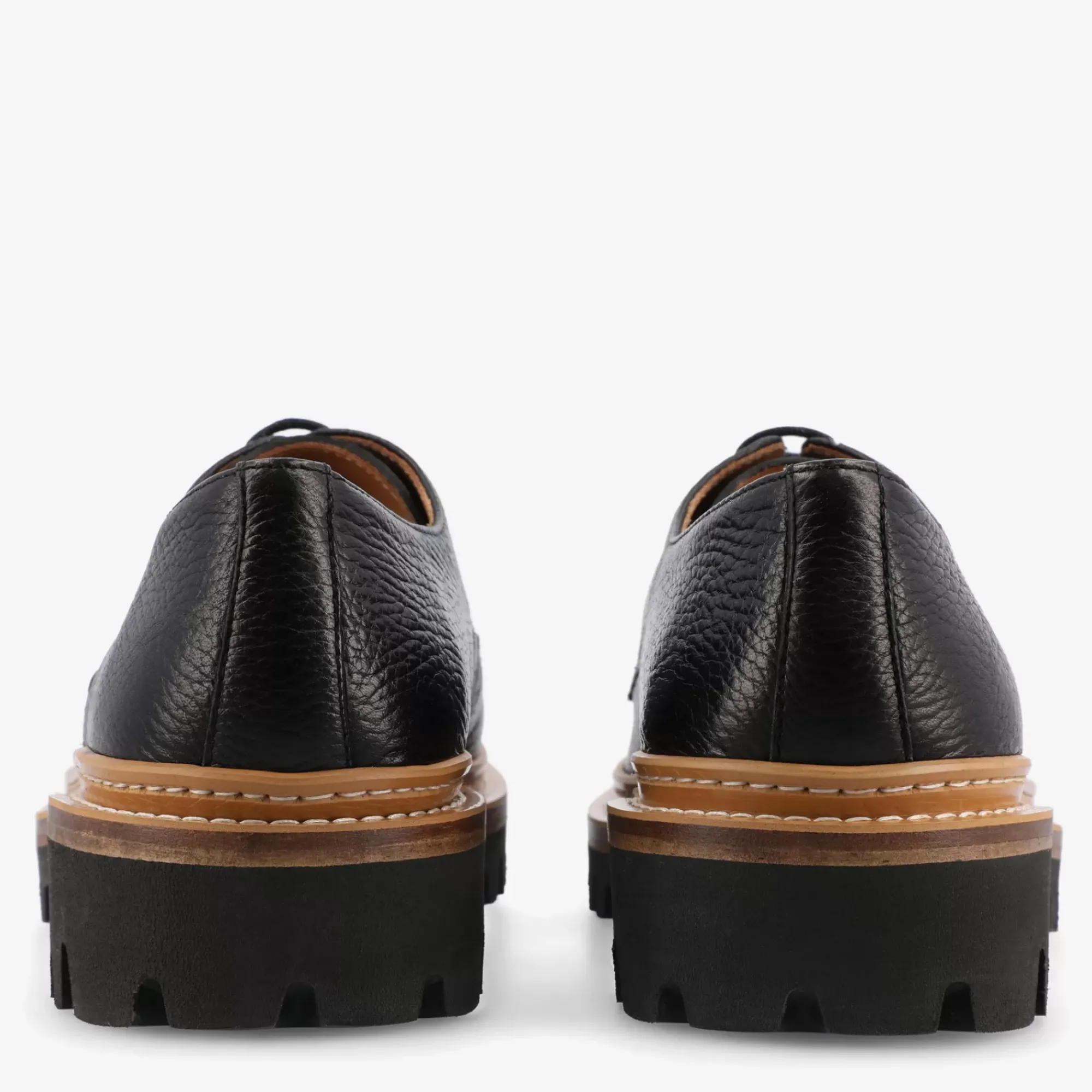Best Sale TAFT The Country Derby In Black - Deerskin Shoe |