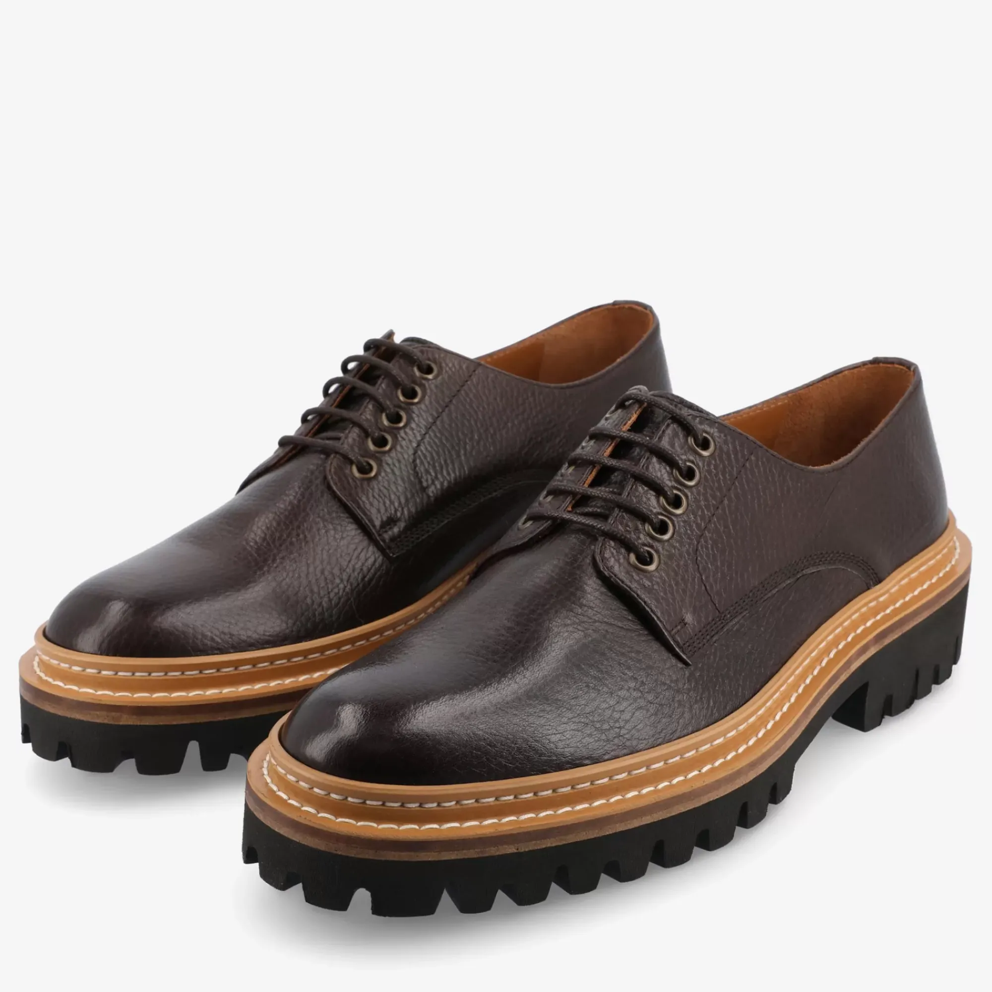 Cheap TAFT The Country Derby In Coffee - Brown Mens Formal Shoe |