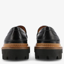 Cheap TAFT The Country Loafer - Black Designer Loafer |