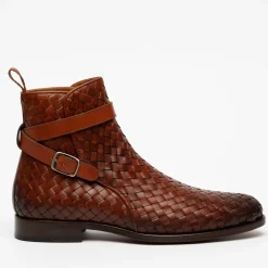 Online TAFT The Dylan Boot - Woven Leather Boot |