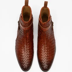 Online TAFT The Dylan Boot - Woven Leather Boot |