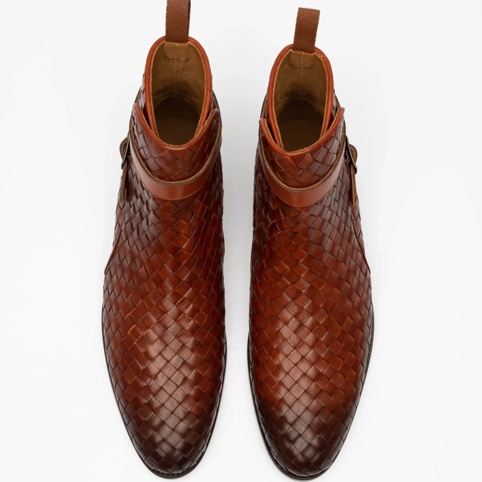 Online TAFT The Dylan Boot - Woven Leather Boot |