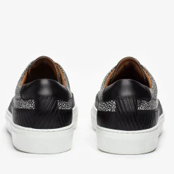 Best TAFT The Fifth Ave Sneaker In Stone Pebbled Leather |