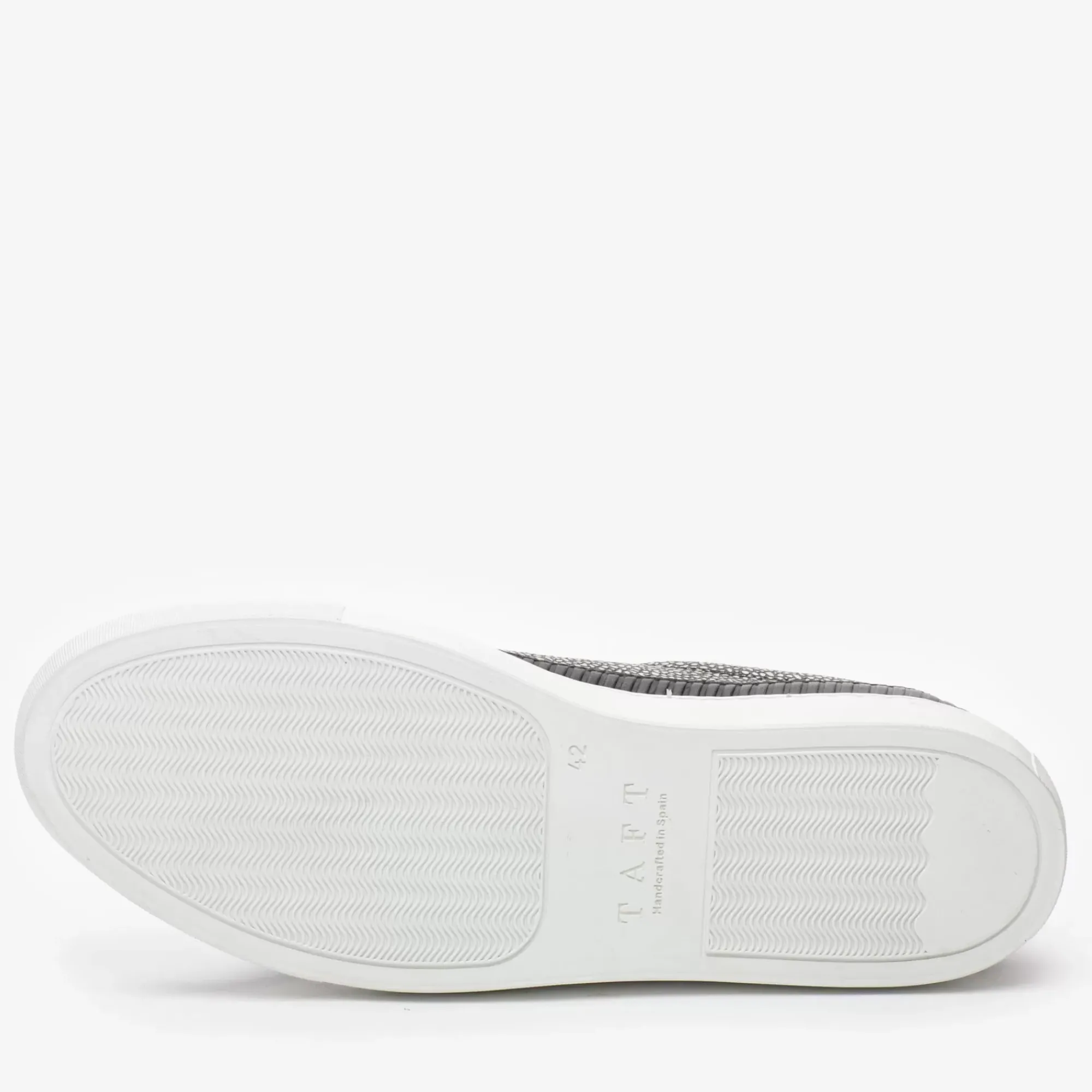 Best TAFT The Fifth Ave Sneaker In Stone Pebbled Leather |