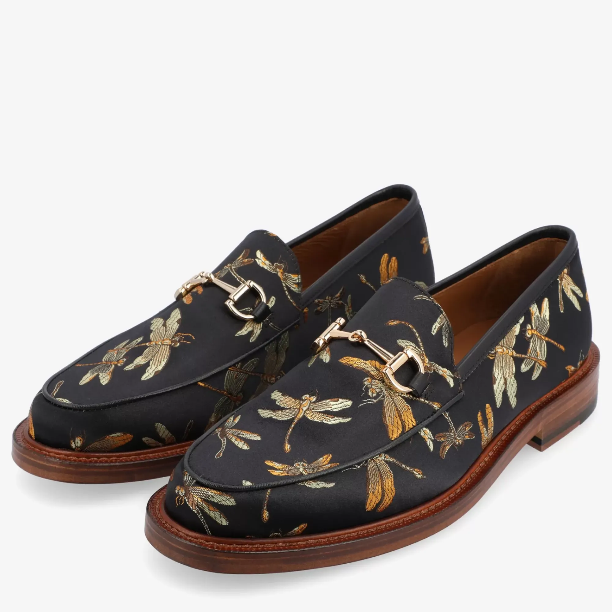 Hot TAFT The Fitz Black Loafers - Black Dragonfly |