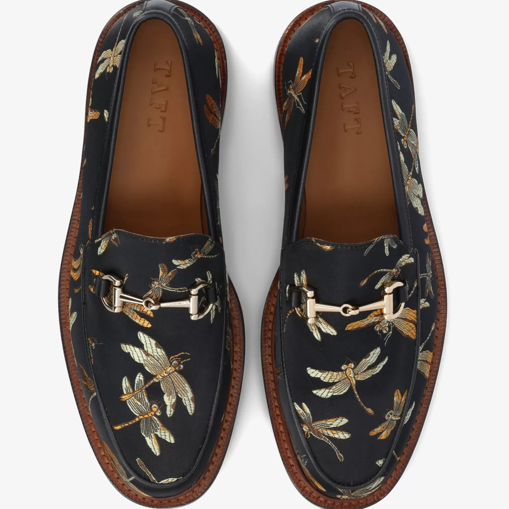 Hot TAFT The Fitz Black Loafers - Black Dragonfly |