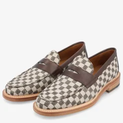 Discount TAFT The Fitz Loafer In Brown Check |