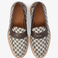 Discount TAFT The Fitz Loafer In Brown Check |