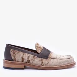 Sale TAFT The Fitz Loafer In Champagne - Velvet Loafers |