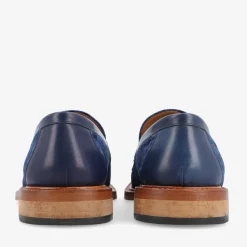 Discount TAFT The Fitz Loafer In Deep Azure - Velvet Loafers |