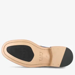 Discount TAFT The Fitz Loafer In Deep Azure - Velvet Loafers |