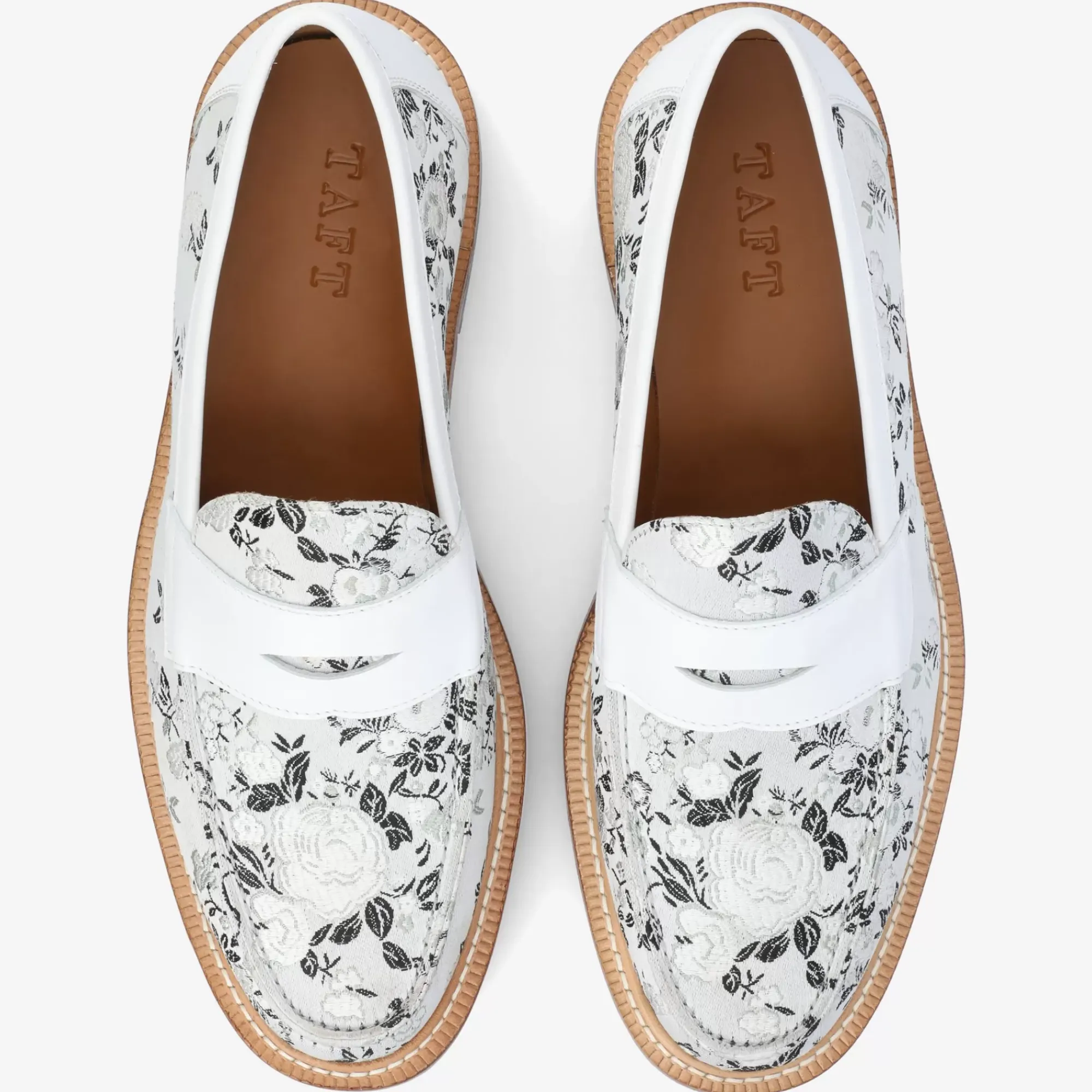Hot TAFT The Fitz Loafer In Eden Blanc - White Loafers For Men |
