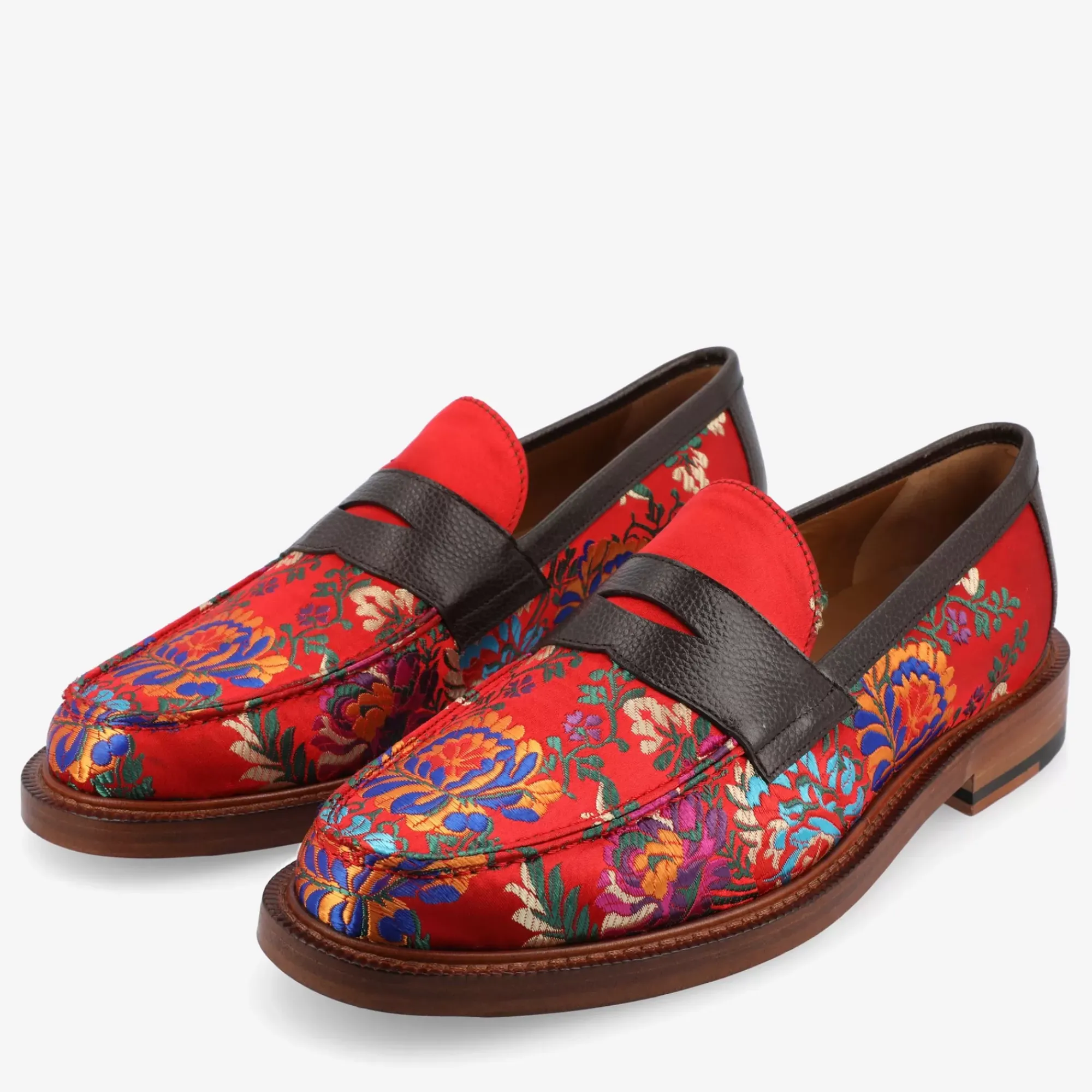 Best TAFT The Fitz Loafer In Fiore - Red Men'S Loafers |