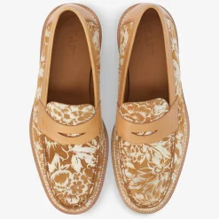 Hot TAFT The Fitz Loafer In Gold Floral |