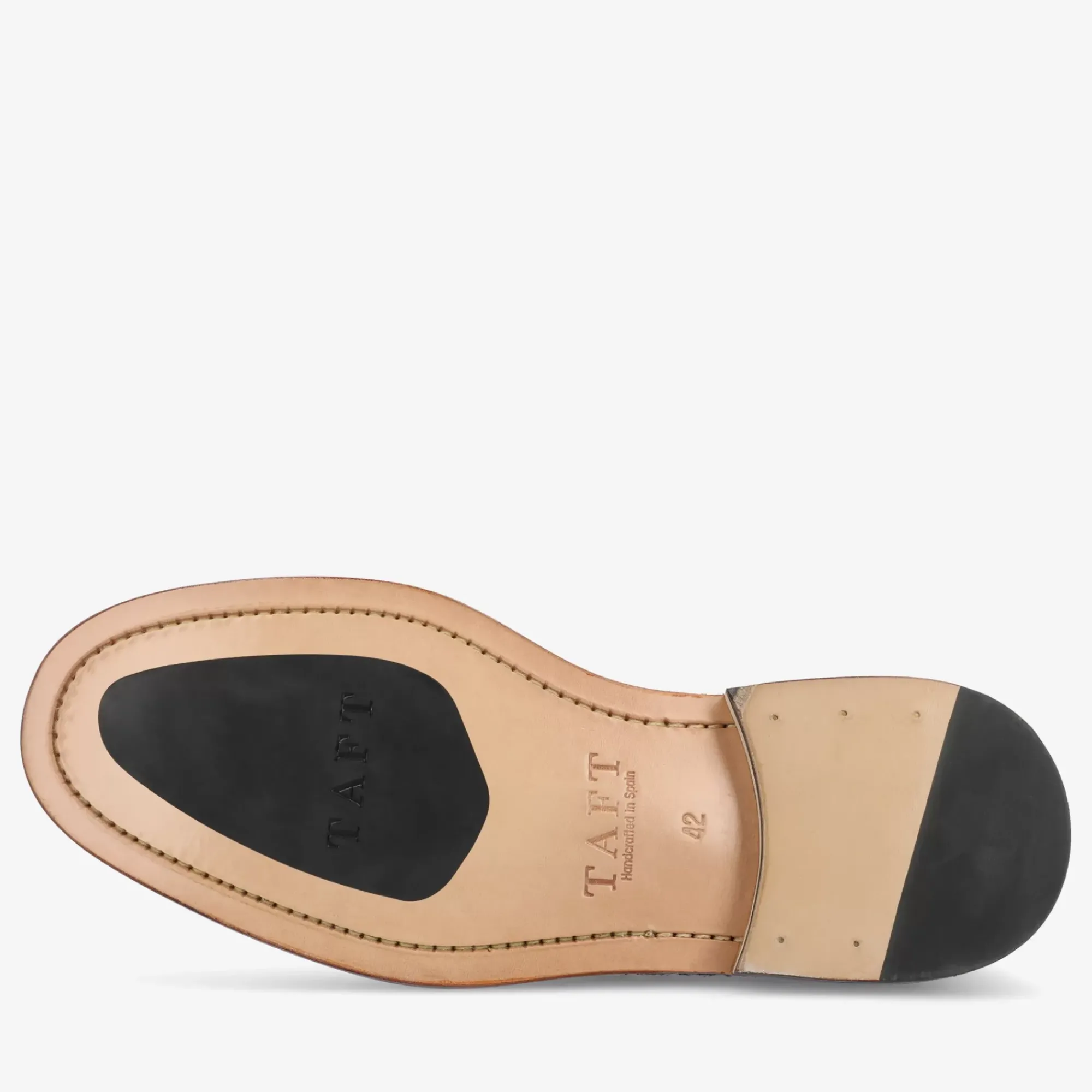 Store TAFT The Fitz Loafer In Rainclouds - Black And White Dot |