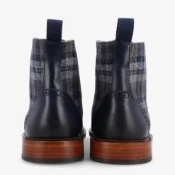 Fashion TAFT The Hamilton Boot In Blue Plaid |