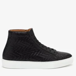 Discount TAFT The Hightop Sneaker In Black Woven |