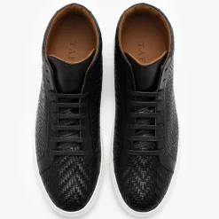 Discount TAFT The Hightop Sneaker In Black Woven |