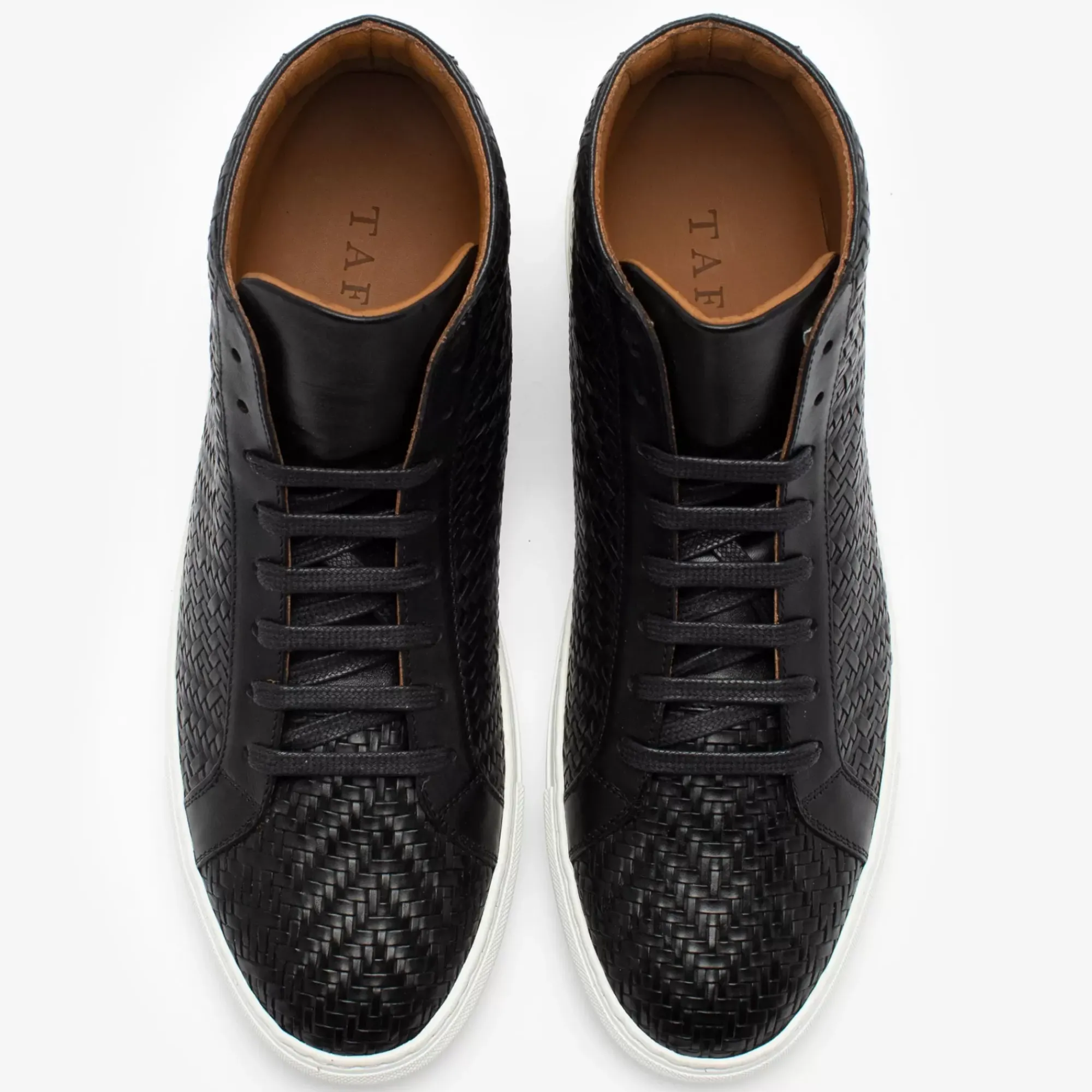 Discount TAFT The Hightop Sneaker In Black Woven |