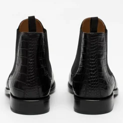 Discount TAFT The Hiro Boot - Men'S Black Leather Chelsea Boots |