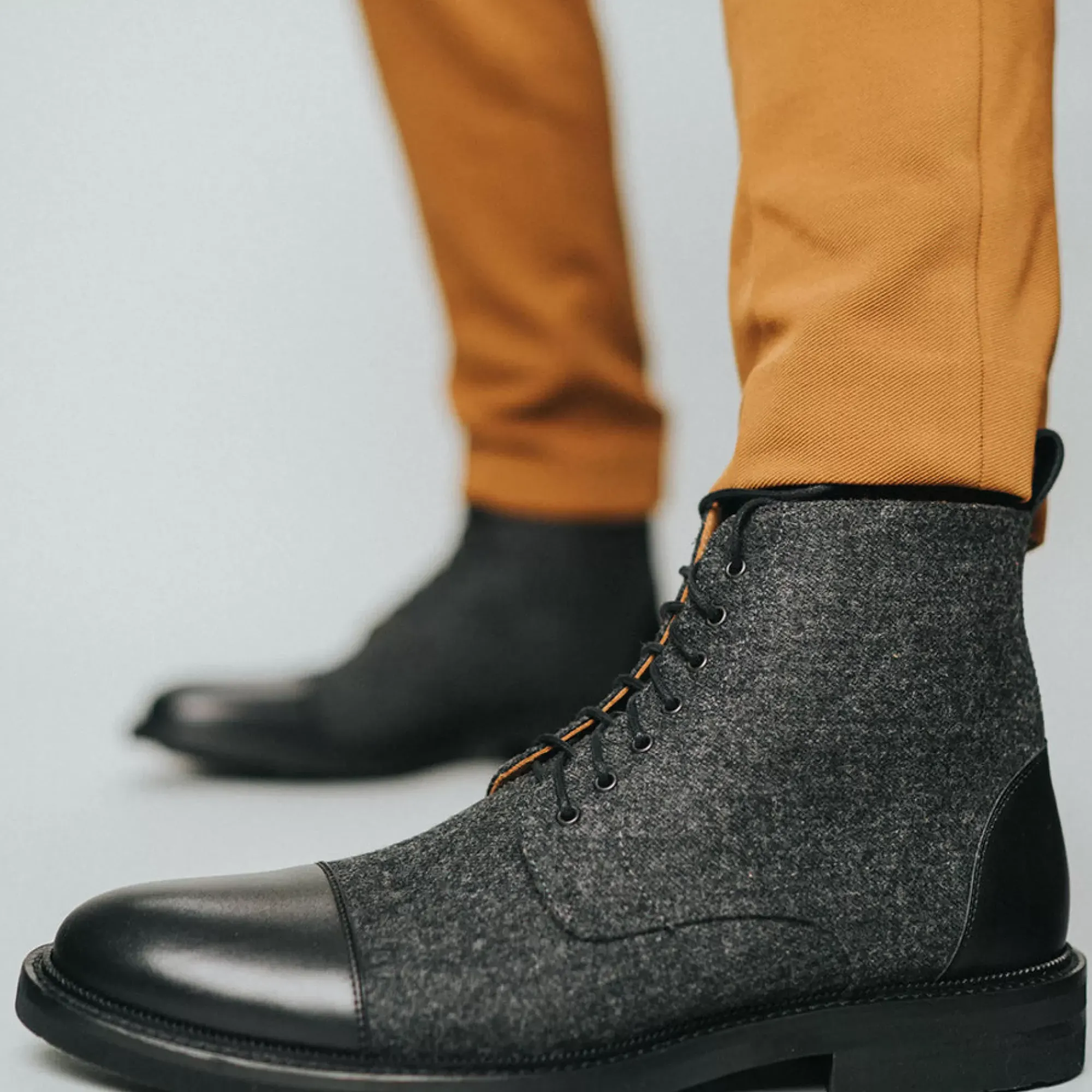 Store TAFT The Jack Boot - Black Leather |