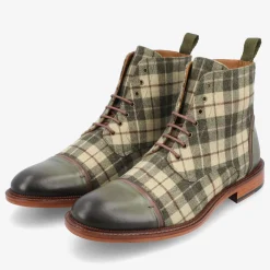 Best Sale TAFT The Jack Boot In Green Plaid |
