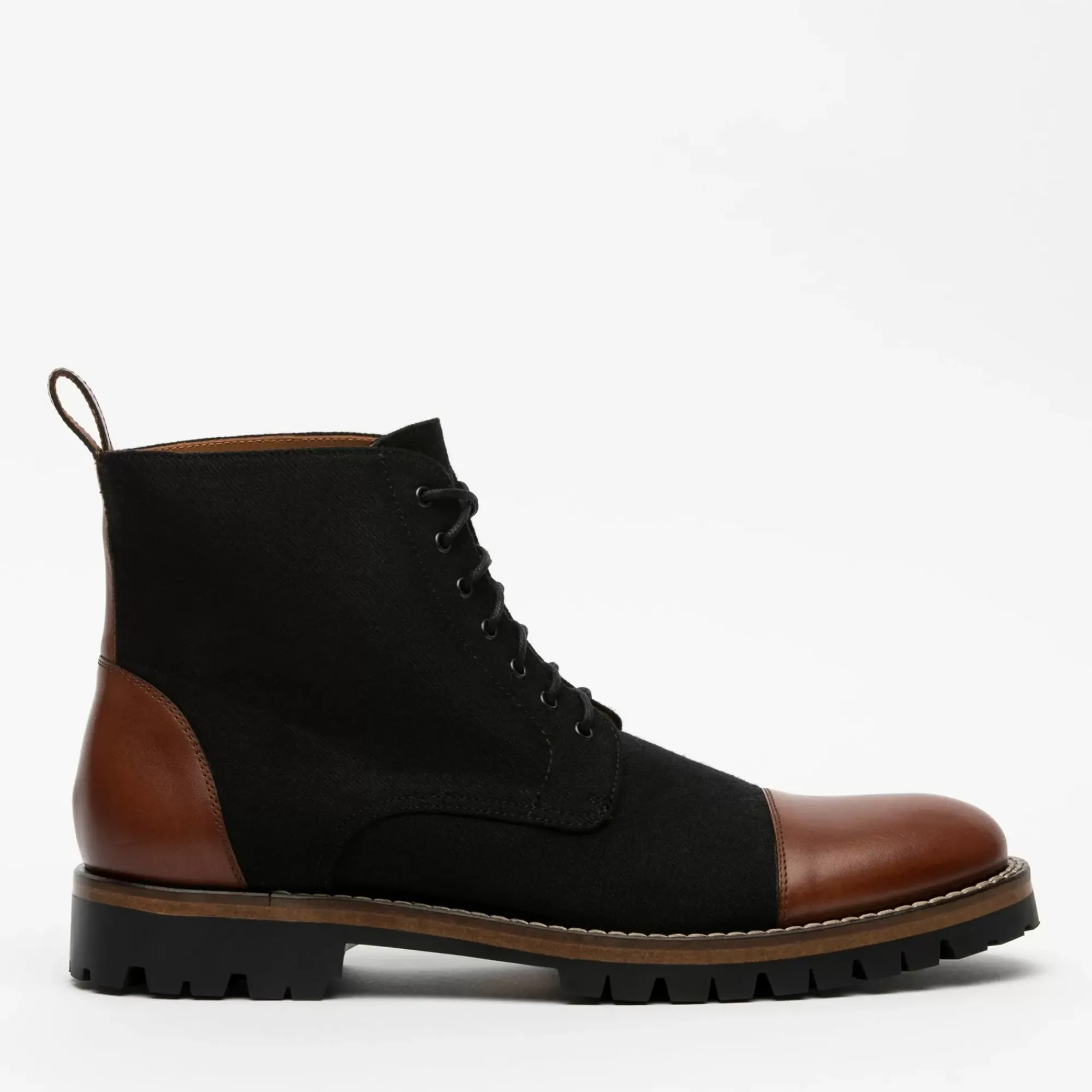 New TAFT The Jack Boot In Industrial - Two Toned Boots |