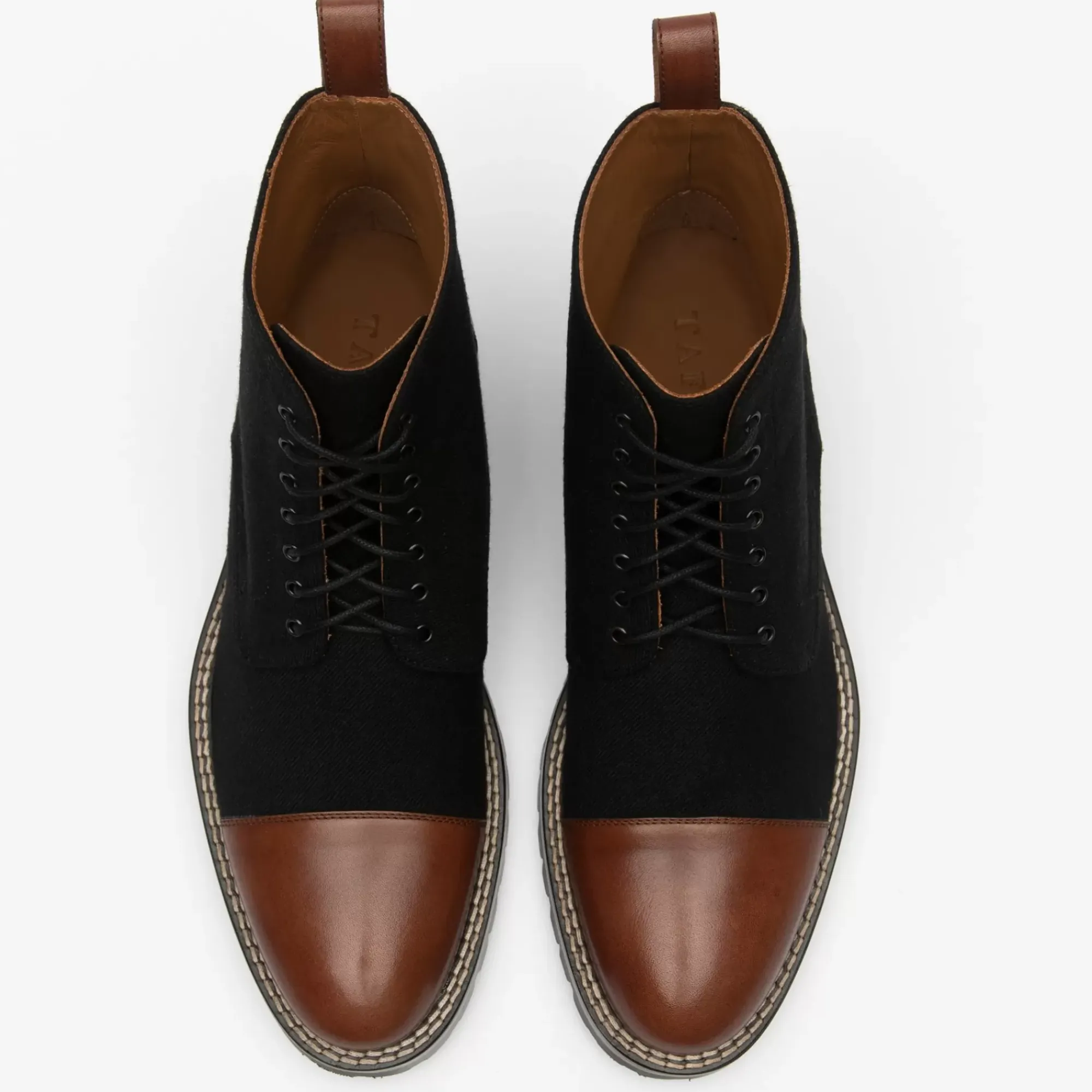New TAFT The Jack Boot In Industrial - Two Toned Boots |