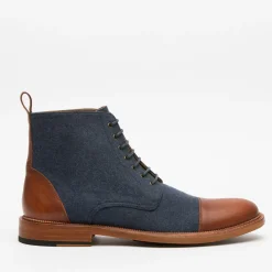 Outlet TAFT The Jack Boot In Navy - Ankle Boots |