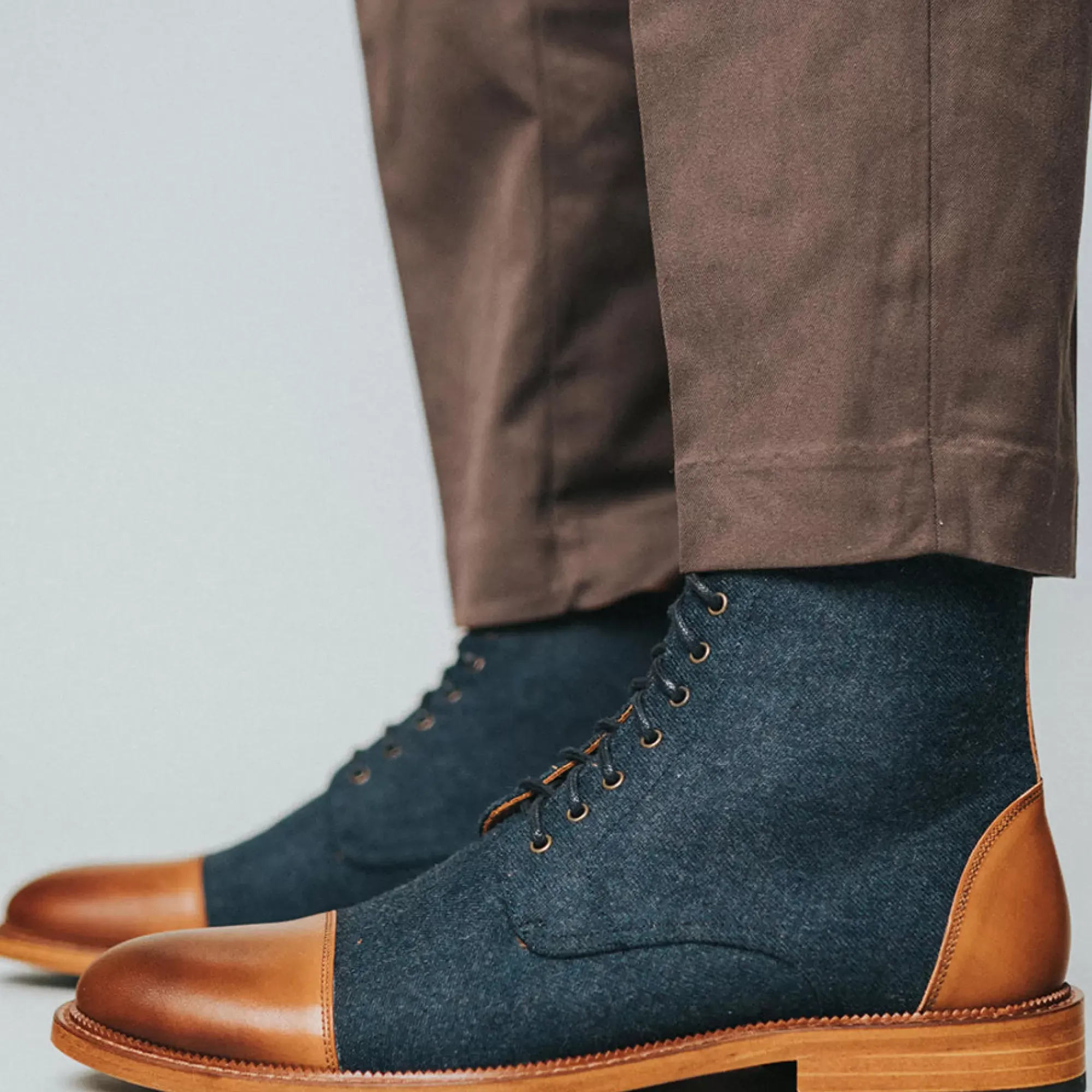 Outlet TAFT The Jack Boot In Navy - Ankle Boots |