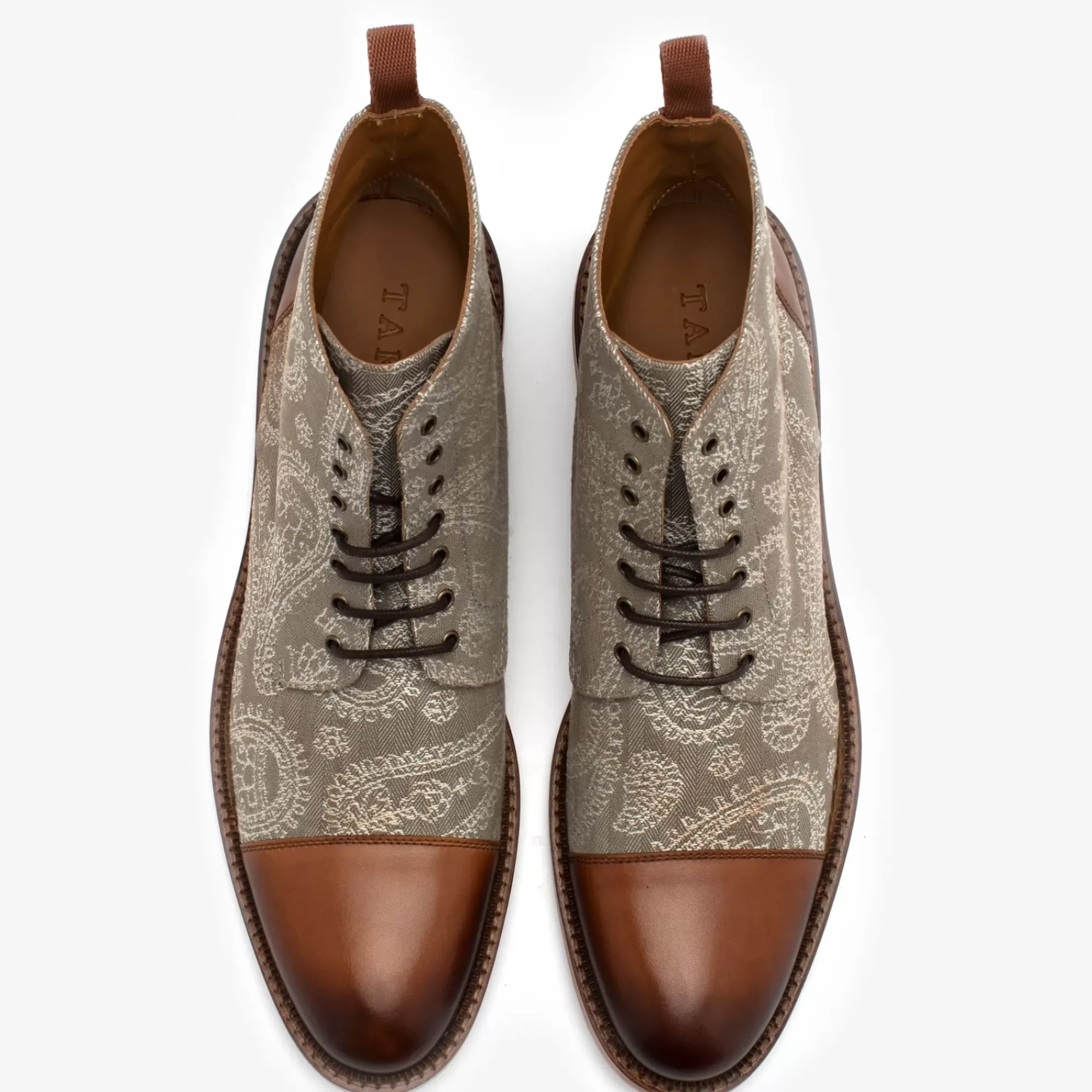 Sale TAFT The Jack Boot In Taupe Paisley |