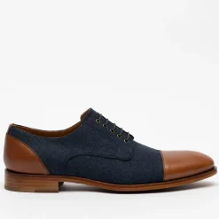 New TAFT The Jack Shoe - Navy Dress Shoes |