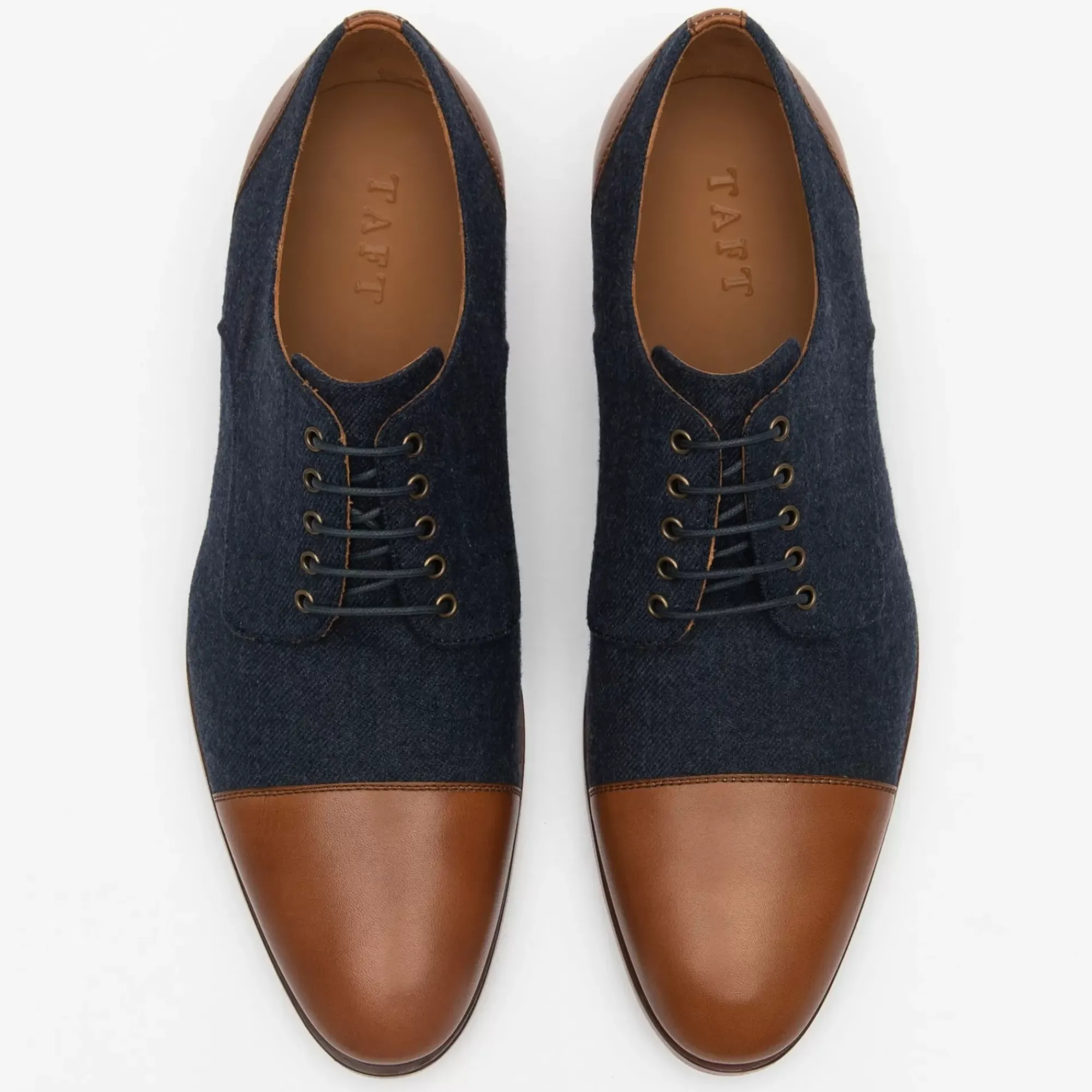 New TAFT The Jack Shoe - Navy Dress Shoes |