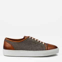 Sale TAFT The Jack Sneaker - Honey/Houndstooth Sneakers |