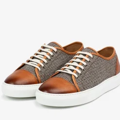 Sale TAFT The Jack Sneaker - Honey/Houndstooth Sneakers |