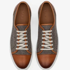 Sale TAFT The Jack Sneaker - Honey/Houndstooth Sneakers |