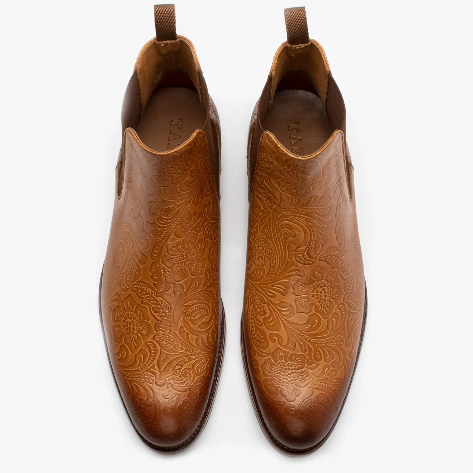 Outlet TAFT The Jude Boot In Honey Floral - Full Grain Leather |