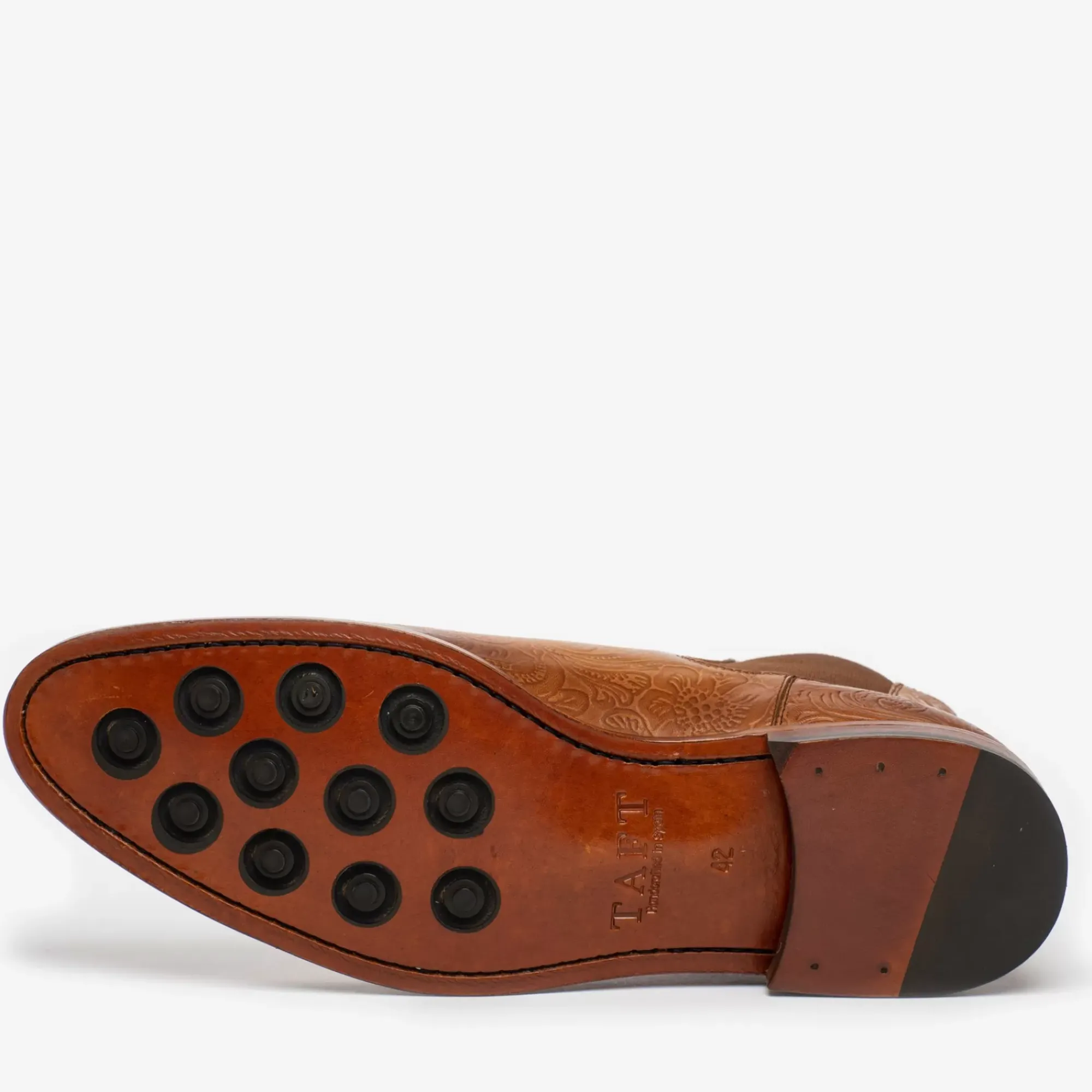 Outlet TAFT The Jude Boot In Honey Floral - Full Grain Leather |