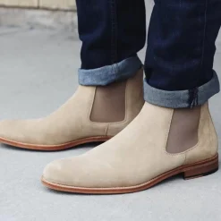 Flash Sale TAFT The Jude Boot In Tonal - Men'S Beige Chelsea Boot |