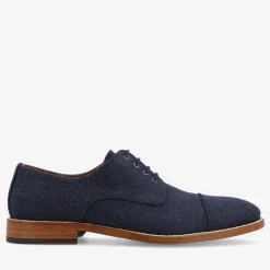 Clearance TAFT The Kennedy Shoe - Navy Blue Shoes |