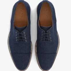 Clearance TAFT The Kennedy Shoe - Navy Blue Shoes |