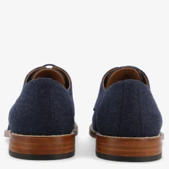 Clearance TAFT The Kennedy Shoe - Navy Blue Shoes |